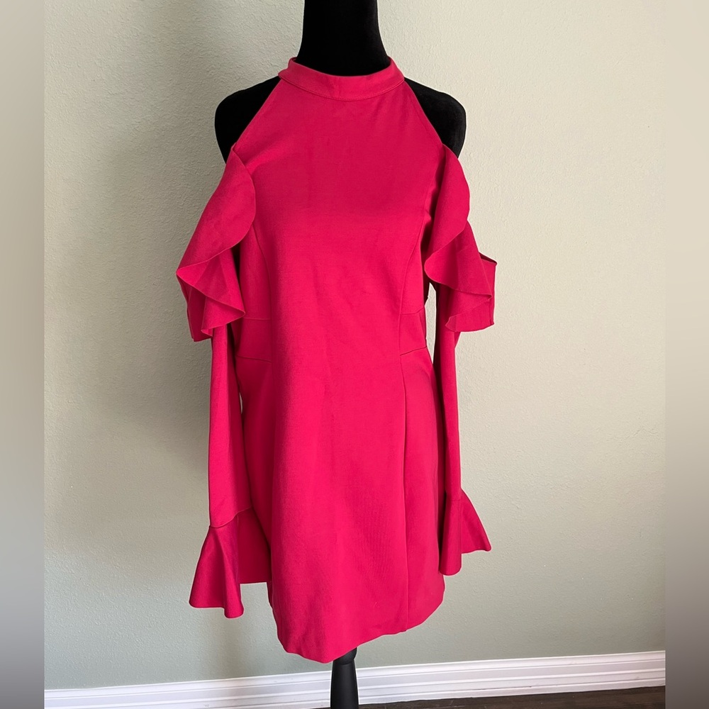 Free People open back long sleeve dress